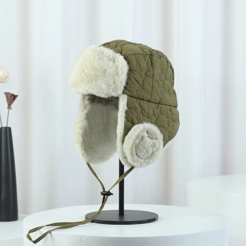 Warm Velvet Kids Hat Windproof Coldproof Pullover Cap