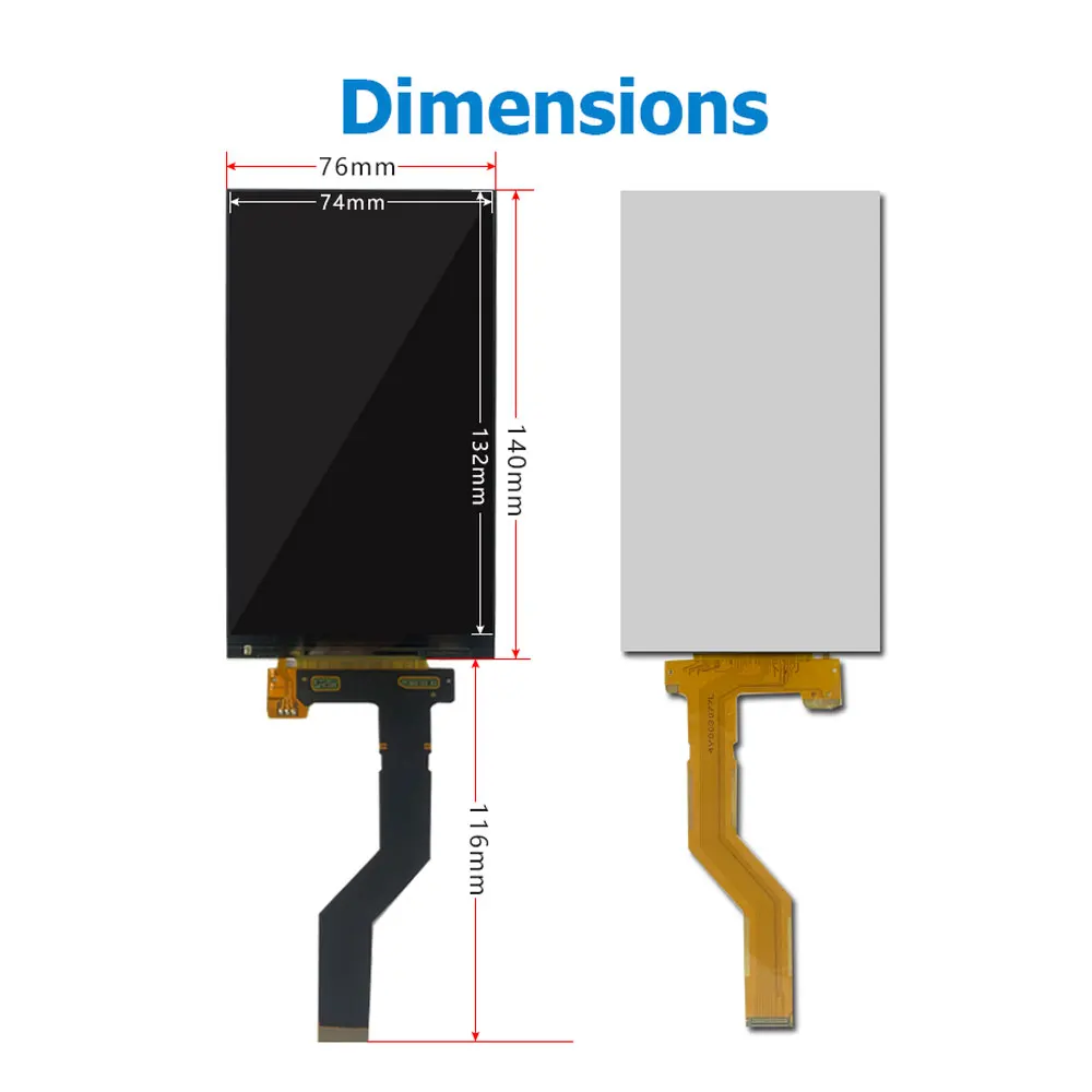 Wisecoco-tela Lcd para Raspberry pi 2k Display Ps4 Game Console tv Box Ajuste de Brilho Paisagem 2560x1440 - Imagem 3