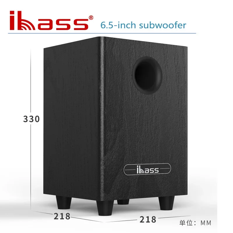 100W 6.5-inch subwoofer Wooden Hand-made Passive subwoofer Pure Bass Home Theater Sound System woofer speaker