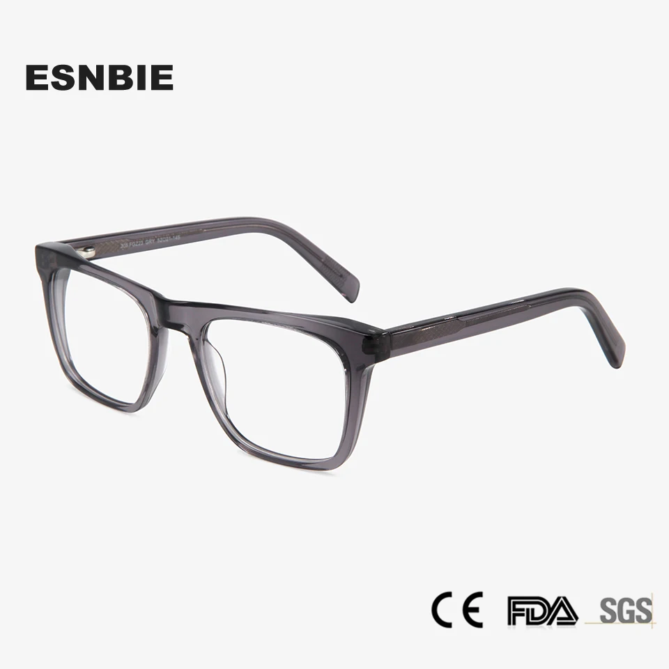 

Vintage Square Men Prescription Eyeglasses Frames For Women Acetate Glasses Spectacles Spring Hinge Lentes Opticos Para Mujer