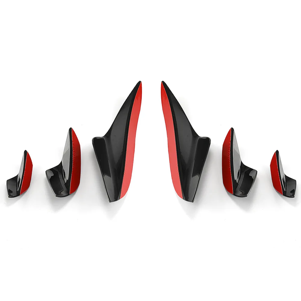 Universal Modified Air Knife Front Lip Front Bumper Air Knife Modified Spoiler Carbon Fiber Carbon Pattern