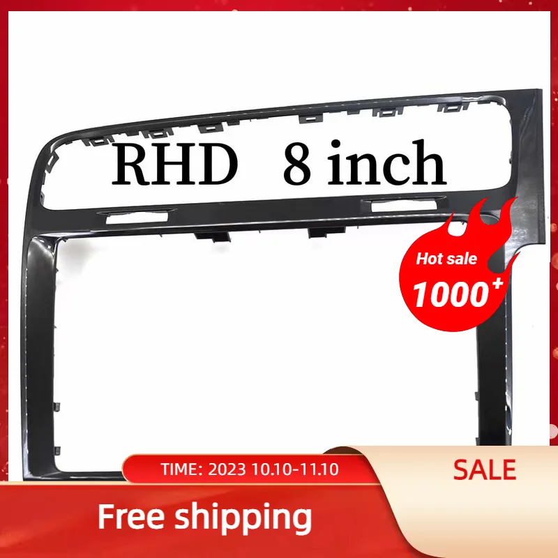

RHD Right-hand drive Radio frame panel CD frame MIB 8 inch 9 inch Painted piano black For VW Golf 7 Golf 7.5 mk7 mk7.5 819 728