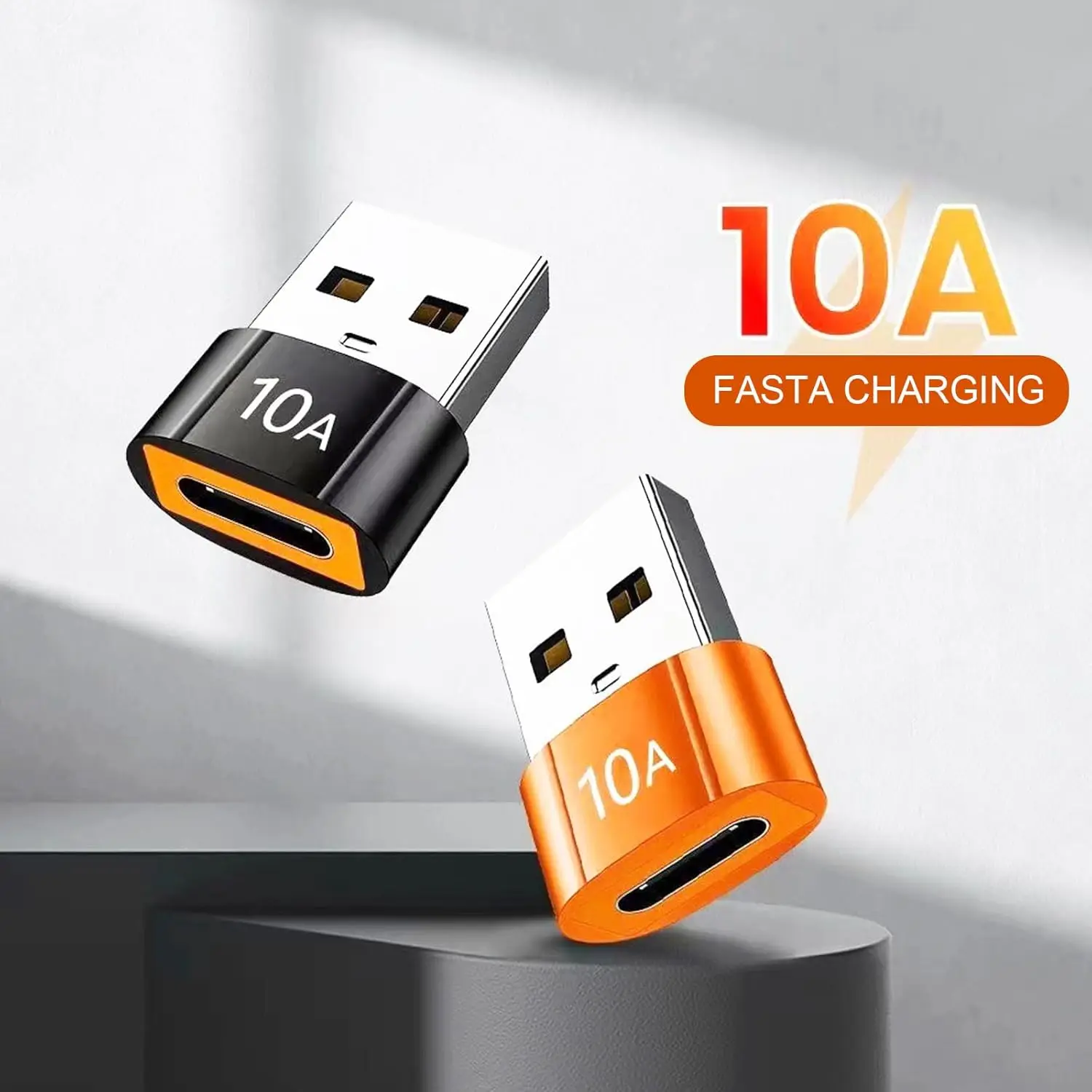 Small USB A to USB C Charging Adapters USB to USB C Adapter, Easy Connecting for Cameras and Headphones Accessory product image