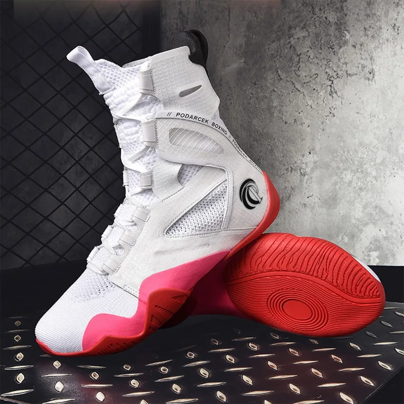Description Picture 5 of item2024 Hot Wrestling Shoes Men Good Quality Boxing Sport Shoe Man Breathable Fighting Shoes Mens Gym Training Shoe Big Boy