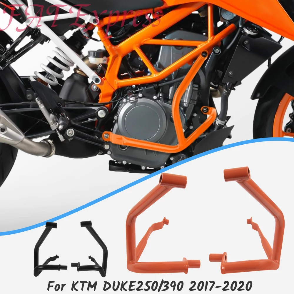 

For KTM DUKE250 DUKE390 2017-2022 2020 2019 2018 Engine Guard Crash Bar Lower Bumper Motorcycle Falling Protection Protector