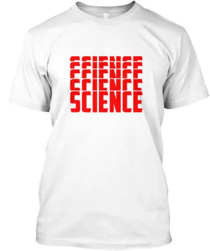 

Логотип Science-Красная футболка, Сделано в США, размер от S до 5XL