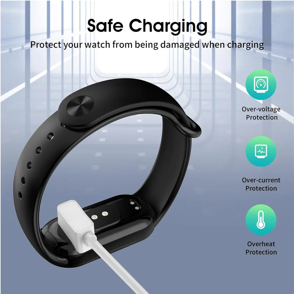 Câble De Charge Magnétique Pour Xiaomi Smart Band 10 (et Modèles 9/8/7/6) - TPE Durable - Longueur 60 Cm Ou 100 Cm