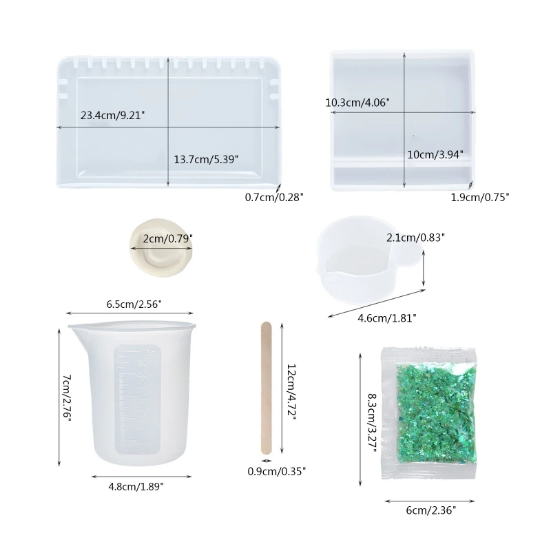 1 Set Necklace Storage Display Stand Epoxy Resin Mold Ornaments Silicone Mould Drop shipping