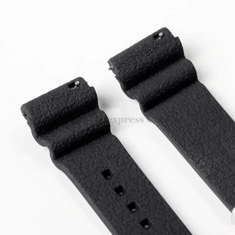 Premium Silicone Watch Band with Ring Clasp and Pin Buckle - Available in 20mm and 22mm
