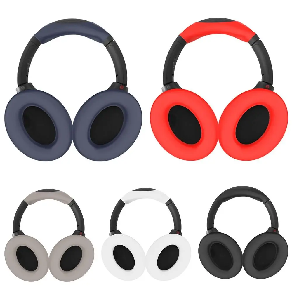 Premium Shockproof Silicone Headphone Earpads & Head Beam Protective Cover - Anti-Dust, Soft, Universal Fit