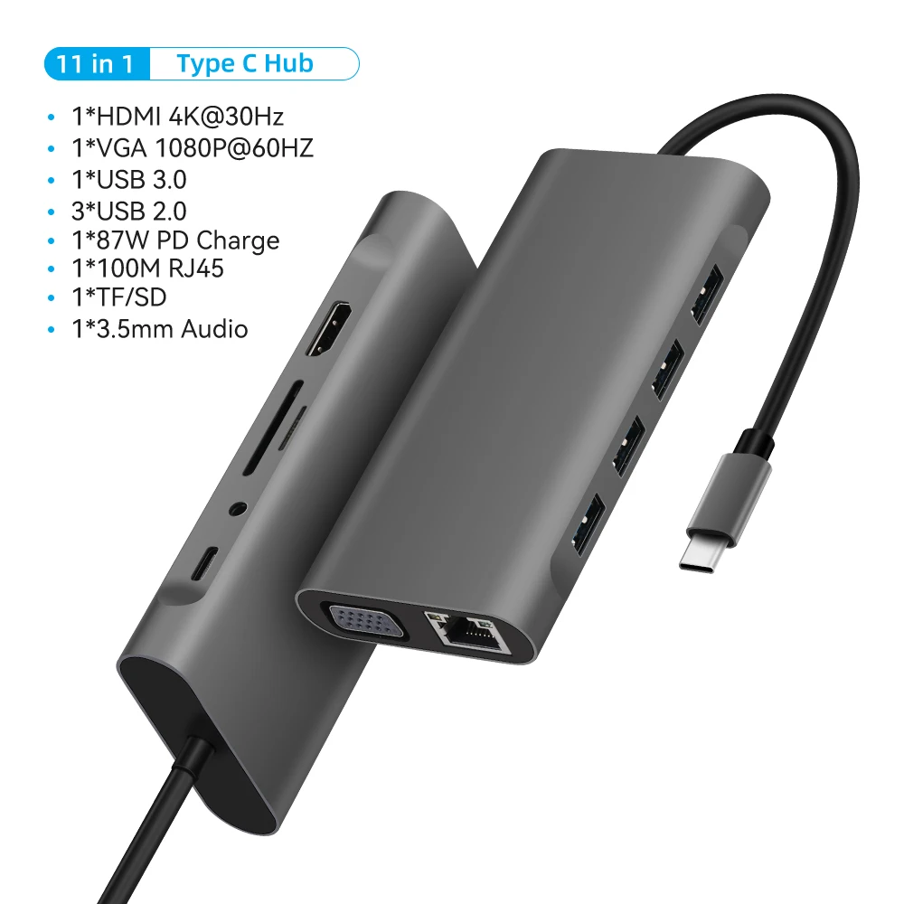 4K HDMI, PD, USB C Porta USB