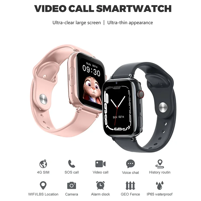Xiaomi-mijia Smartver para Crianças Relógio Inteligente 4g Sos Rastreador Gps Chamada de Vídeo Câmera de Chat Sim Meninos Meninas Presente - Image 3