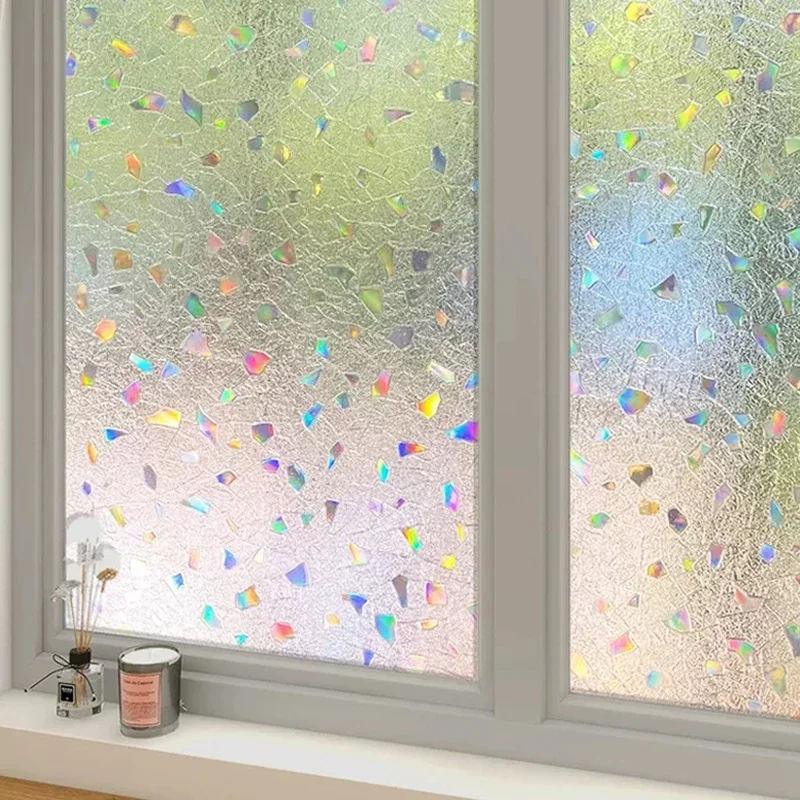 3D Stained Glass Window Film Vinyl for Glass Windows Stained Window Sticker Static Cling Decorative Film window film window privacy film adhesive vinyl window tint sticker adhesive vinyl stickers adhesive vinyl film