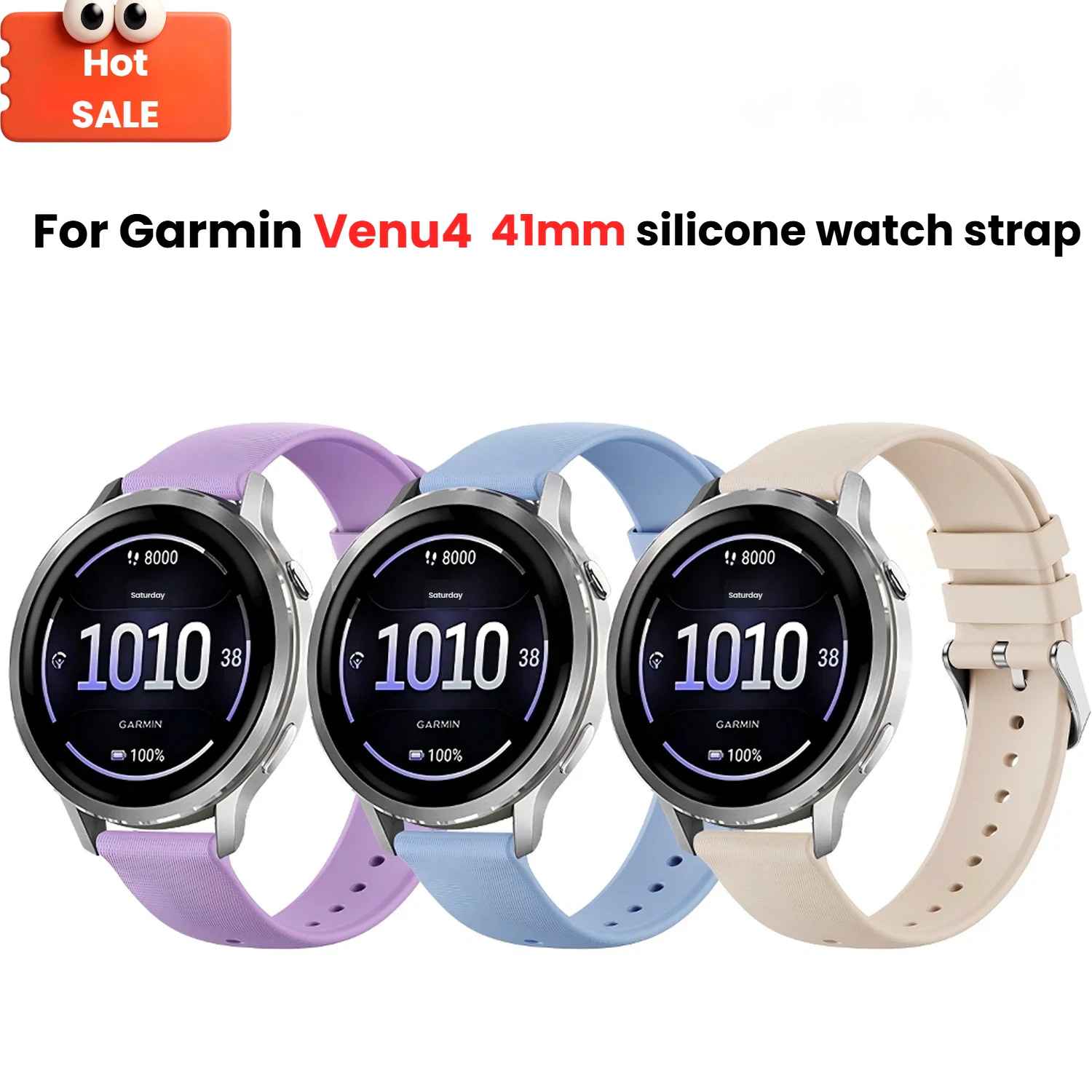 Elegant 18mm Strap for Smartwatches - Women's Wristband Bracelet Collection
