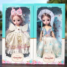 

Joint Doll New Princess Doll Gift Box Set Doll Height 30cm and Multi-joint Can Move