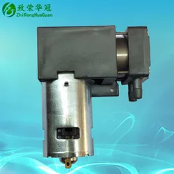 Bomba de vácuo livre de óleo pequena, pressão negativa, bomba de vácuo miniatura, fluxo de ar 35L por minuto, DC 12V, DC 24V, 88Kpa