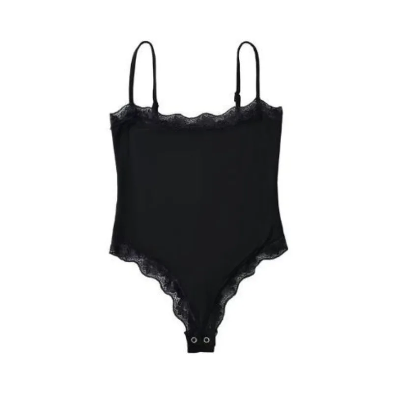 side view of the fitted retro bodysuit