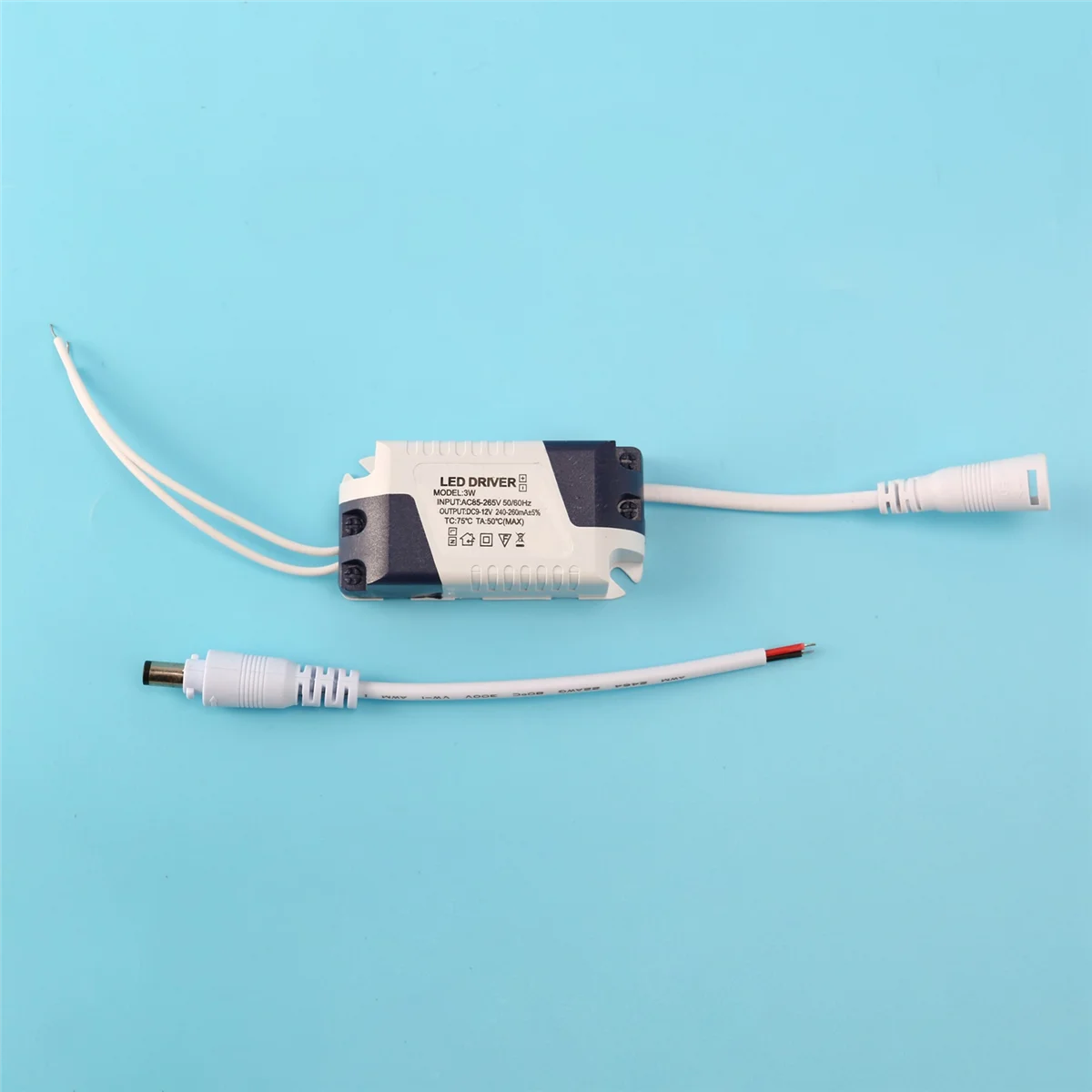 BAAU 10X AC 90-240V to DC 9-12V 3W Constant Current LED Strip Power Driver Transformer