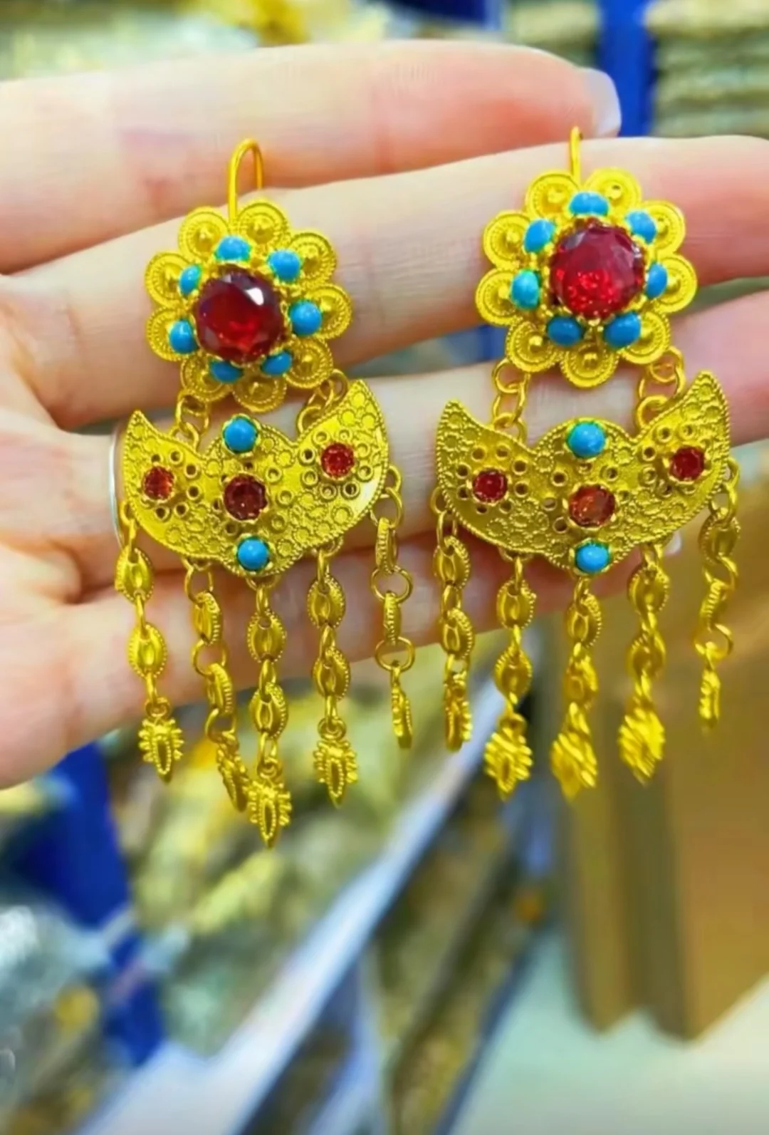

New 24K Gold Plated Earrings Fashion Accessories YY10127