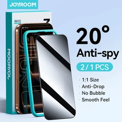 Joyroom Anti - Spy Privacy Screen Protector - 1/2 Pack for iP15 Plus 16Plus