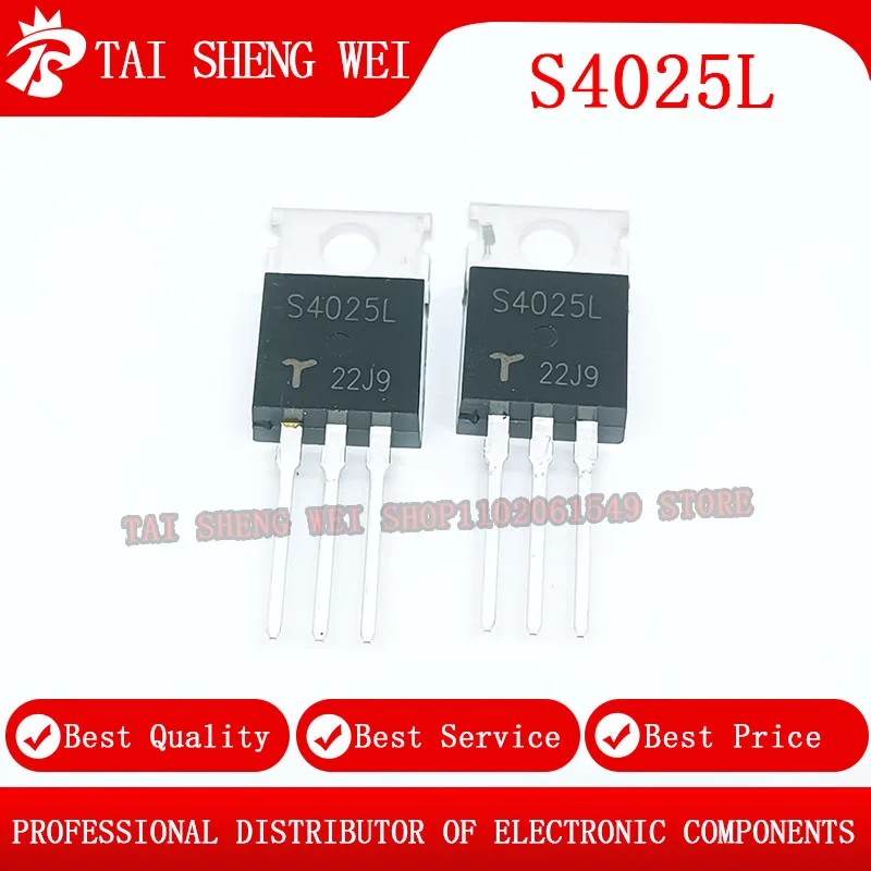 

10 шт. S4025L 25A 400V TO-220 TO220 новый оригинальный
