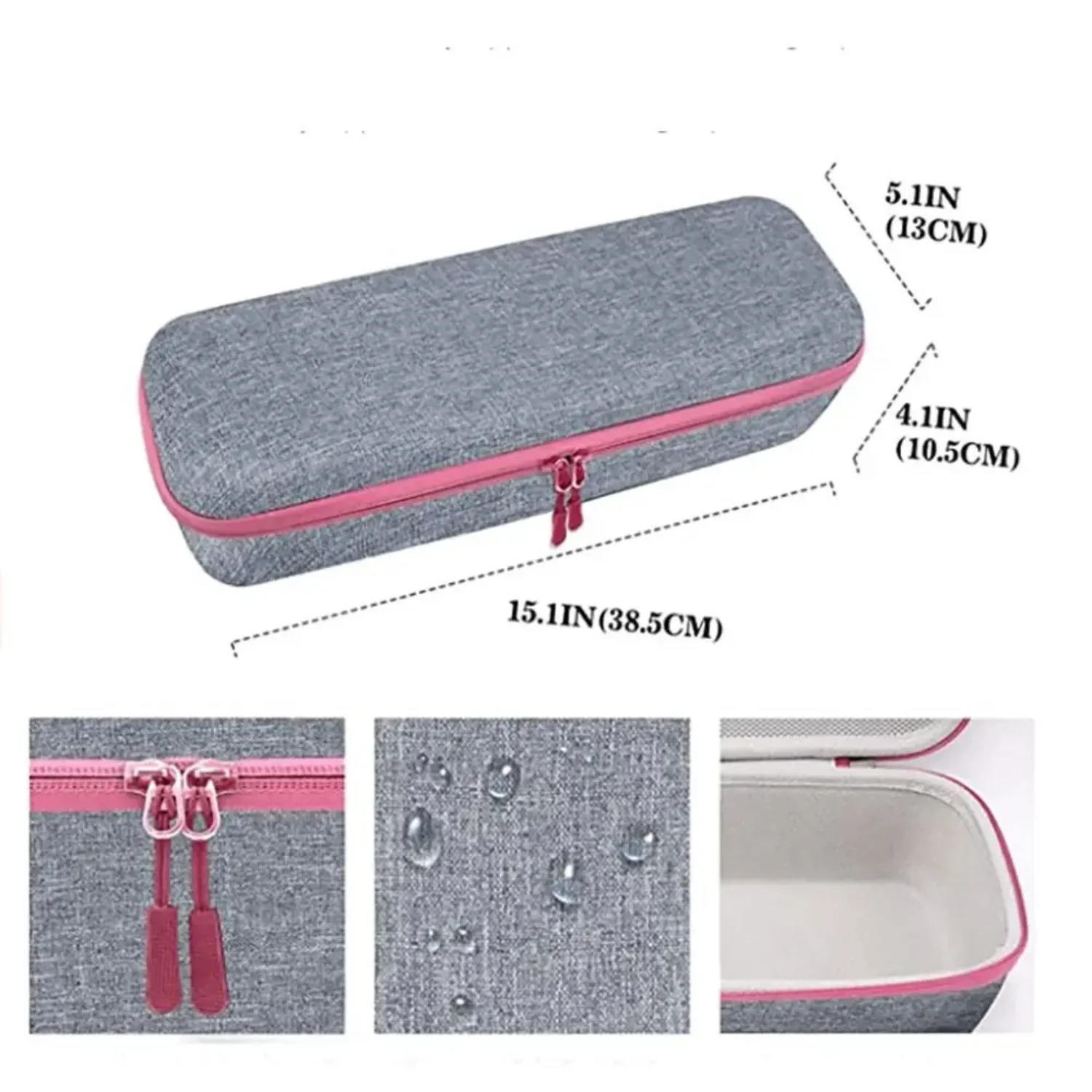 Travel Case Hair Dryer Brush Lightweight Hard Carrying Case Hot Tools Volumizer Hot Air Brush