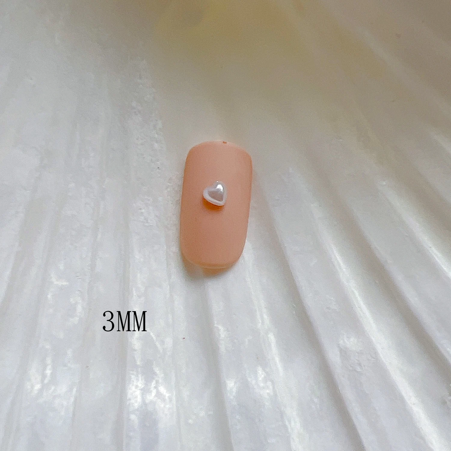 100pcs 다른 모양 플랫 백 진주 스퀘어 하트 드롭 모양 진주 네일 장식 진주 네일 아트 장식
