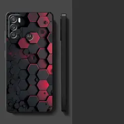 Sleek Carbon Fiber Phone Case - Durable & Stylish Cover - Edge 20 Pro (UUAZA01)