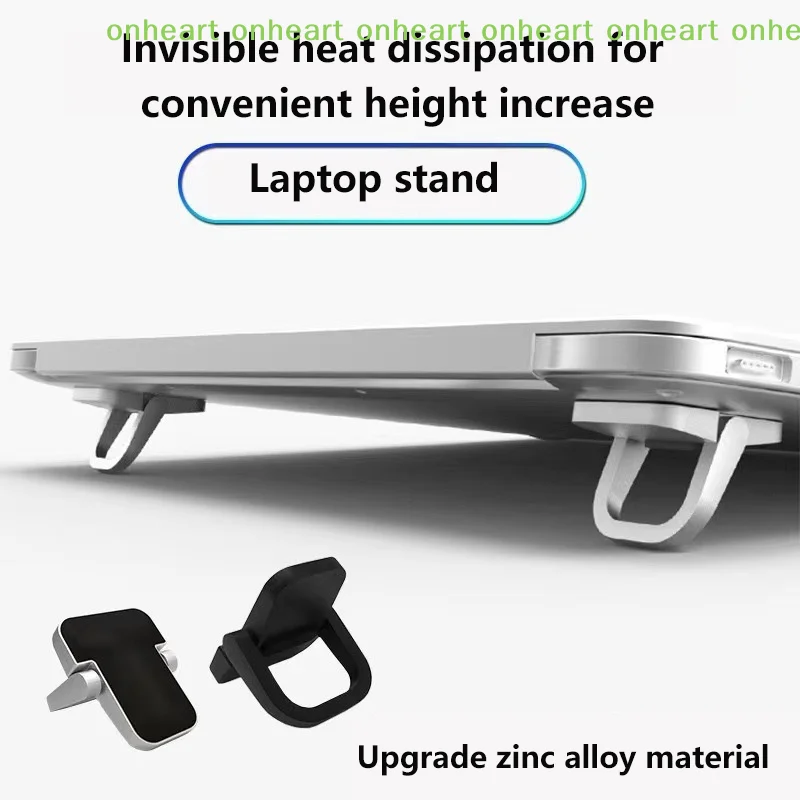 [C]2Pcs 노트북 스탠드 미니 휴대용 홀더 접이식 Nvisible 노트북 라이저 브래킷 Macbook 노트북 스탠드 냉각 홀더