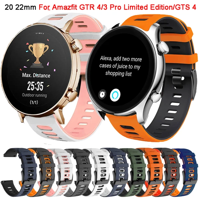 22mm Watch Band For Huami Amazfit GTR 3 Pro GTR3 GTR-3 Strap Silicone  Watchband Wristband Bracelet correa Amazfit gtr 2 2e eSIM - AliExpress
