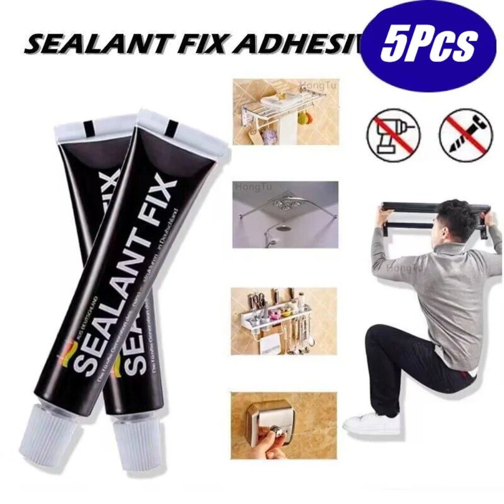 5pcs Super Glue Strong Adhesive Sealant Multipurpose Fix Glue Nail