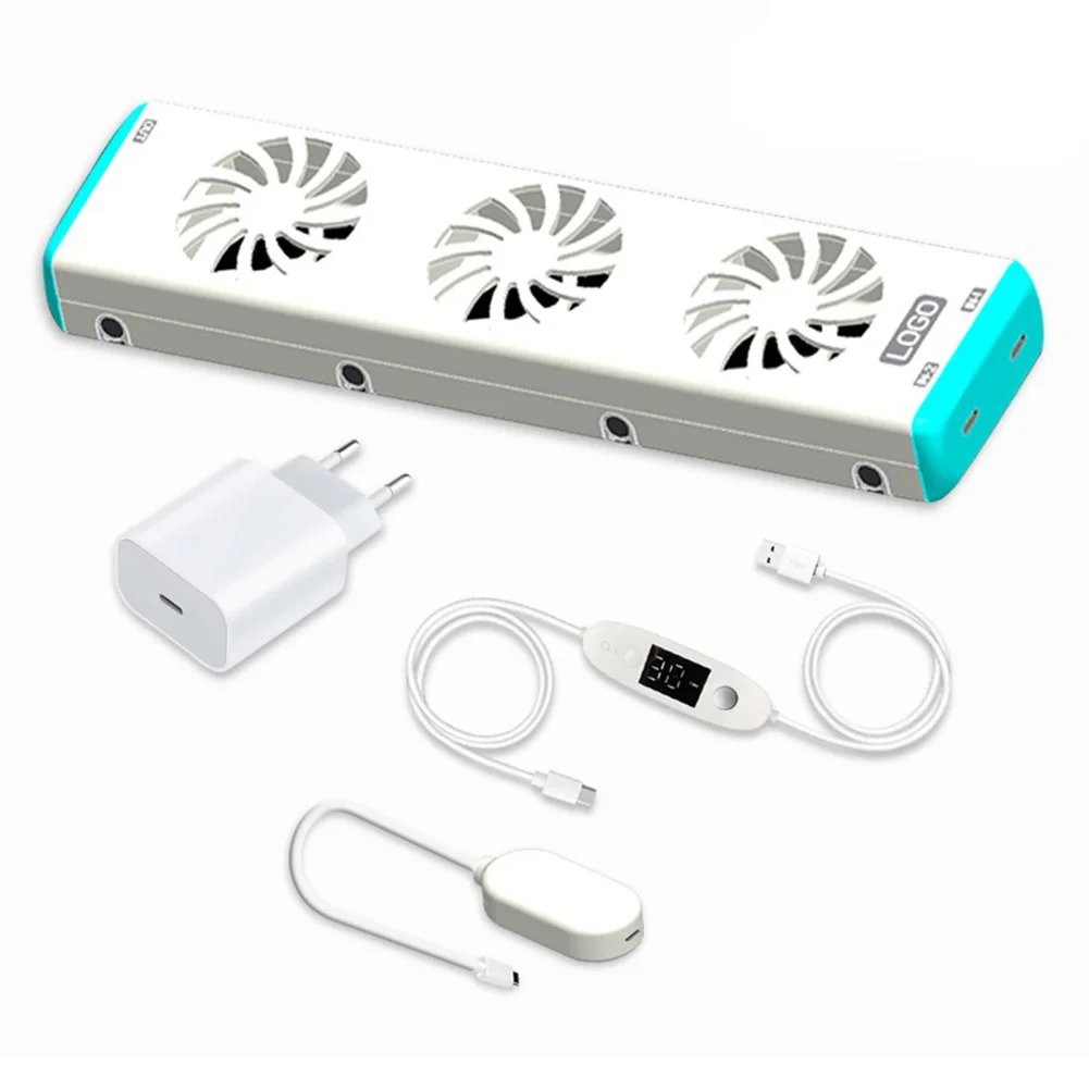 3.0 Mono Set Radiator Fan Smart Radiator Booster Extension Set Ventilator  Fan Automatic Operation With Power Adapter - AliExpress