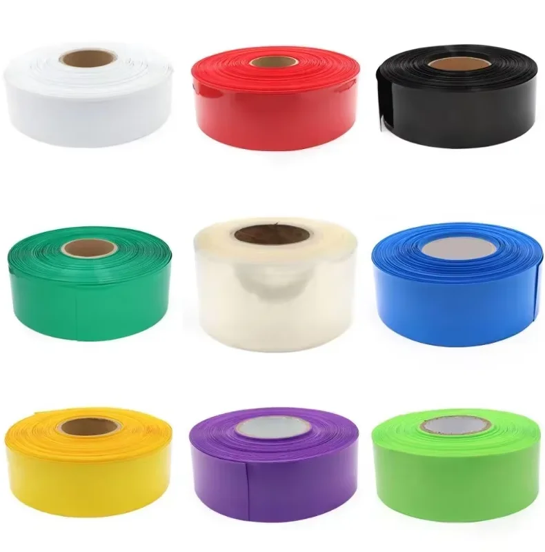 Description Picture 4 of item1 Meter PVC Heat Shrink Tube for 18650 Lipo Battery Pack Width 85mm ~ 400mm Insulated Film Wrap Lithium Case Cable Sleeve