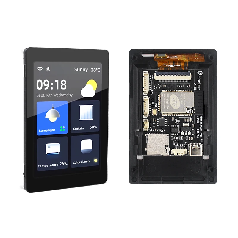 ESP32 ���� ���� WT32-SC01/Plus, 3.5��ġ ��ġ ��ũ�� 320x480 LCD ���÷��� ȭ�� ���� Bluetooth WiFi ���