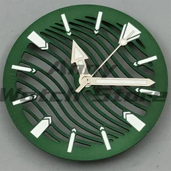 Enhanced Skeleton Watch Dial with Luminous C3 in Black, Silver, Blue, and Green - 29mm (10)