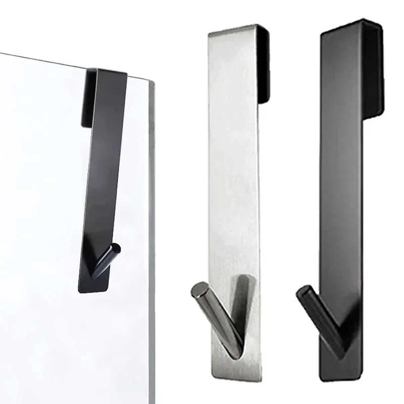 Towel Rack Stainless Steel Over Glass Door Shower Bathroom