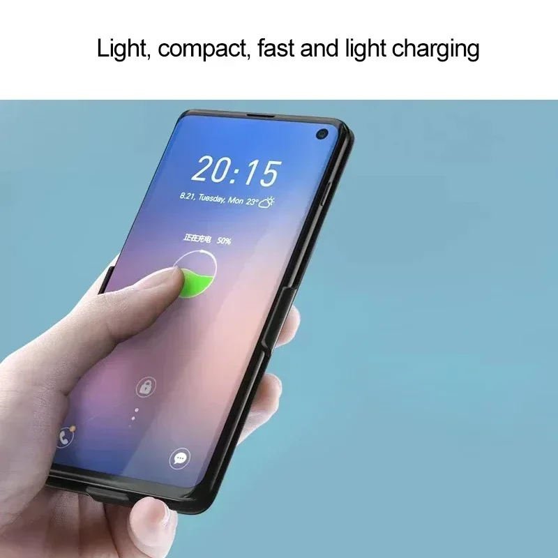 삼성 갤럭시 S10 S10e S10 플러스 10000mAh 배터리 충전 케이스, 배터리 케이스, 외장 배터리, 충전 커버, 보조 배터리 케이스