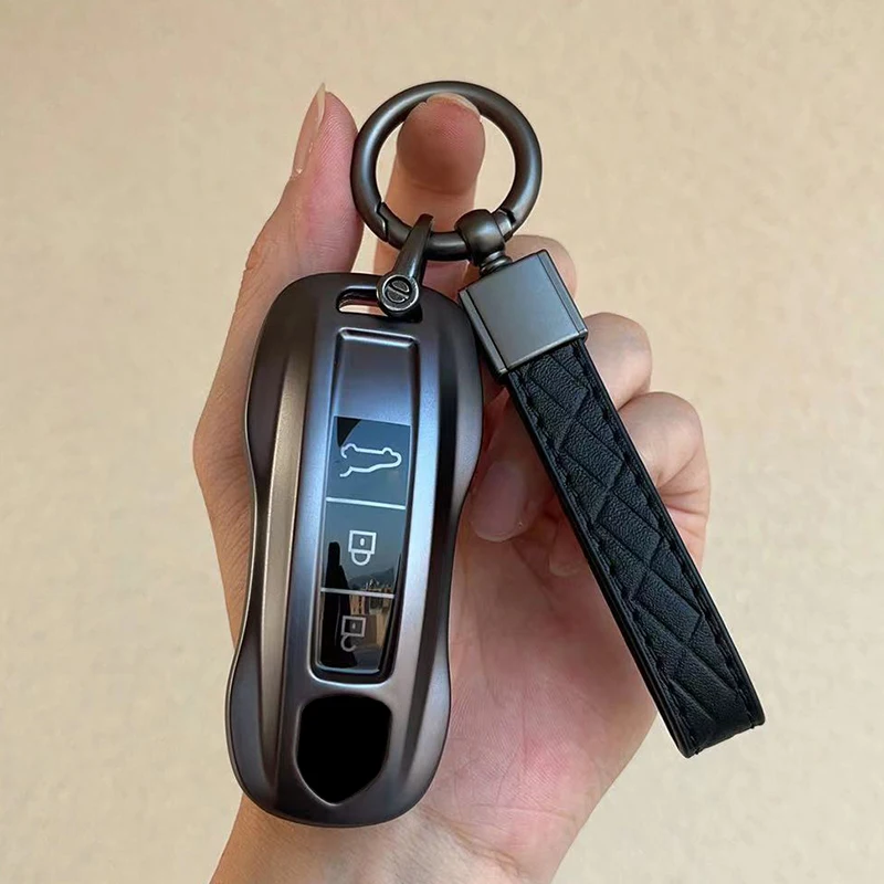 TPU Car Key Case Cover Shell Keychain Fob For Porsche Panamera Spyder ...