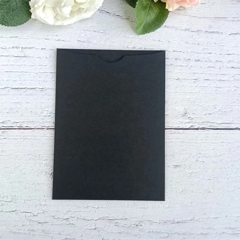 DIY Wedding Invitation Pocket Envelop Fit For 5x7 Inserts Party Gift Cards Printing Available 50pcs