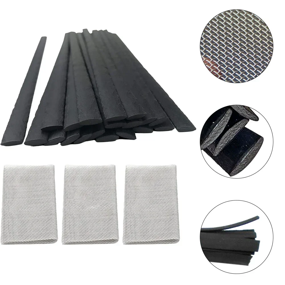 10pcs Plastic Welding Rods With 3 Repair Mesh Welding Rods For TPO TEO PP Bumper Plastic Welder Repair Tool Supplies