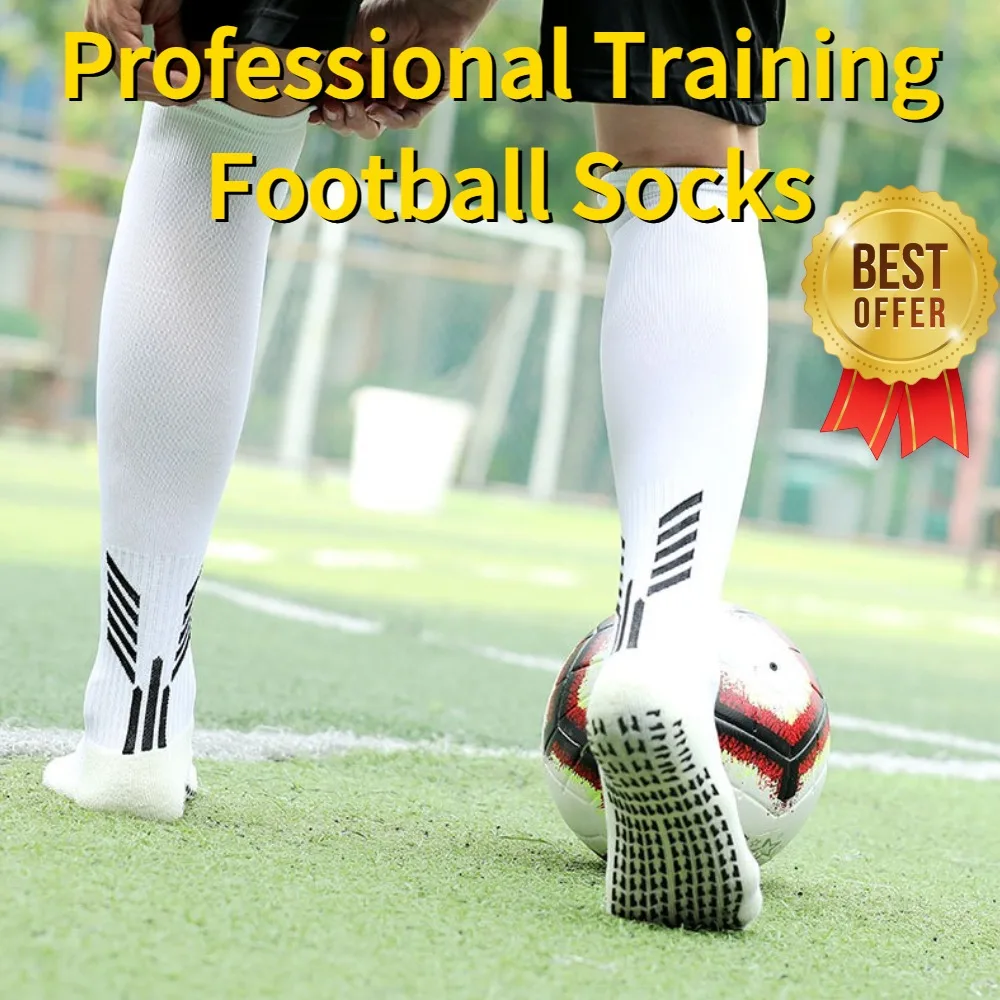 Football Socks High Leg Grip Sports for Men and Children sports socks