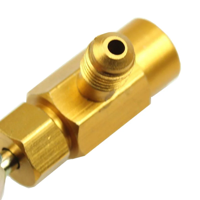 Refrigerant Can Opener 1/4 Thread Adapter for Car Air Conditioner