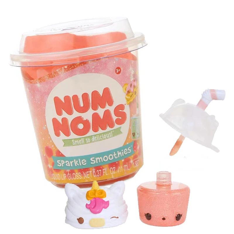 오리지널 블라인드 박스 장난감 Num Noms 향수 인형, 귀여운 미스터리 메이크업 립글로스 냄새, 스낵 컬렉션 장식, 어린이 선물