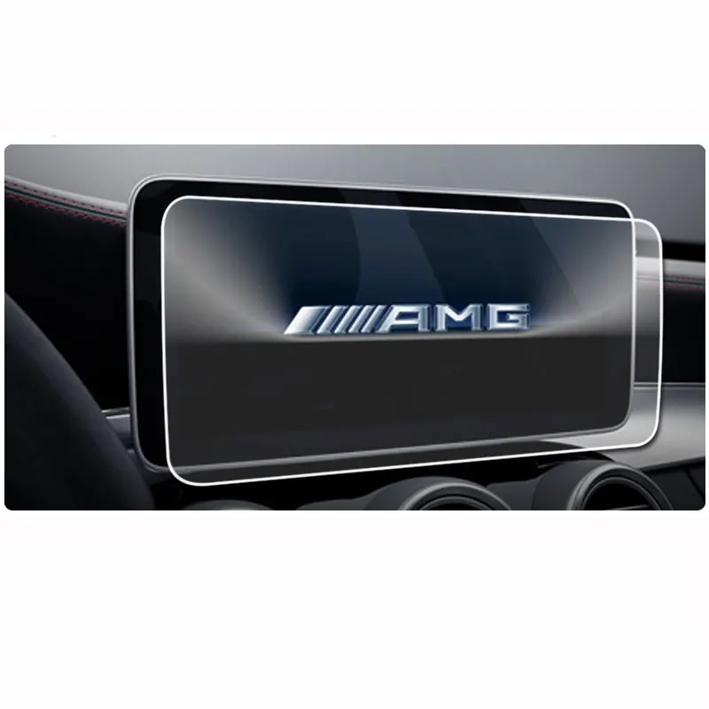 Pellicola Protettiva In Vetro Temperato Per Schermo Navigatore Mercedes-Benz GLC W253 (2020-2021) – Anti Graffio 9H - 4
