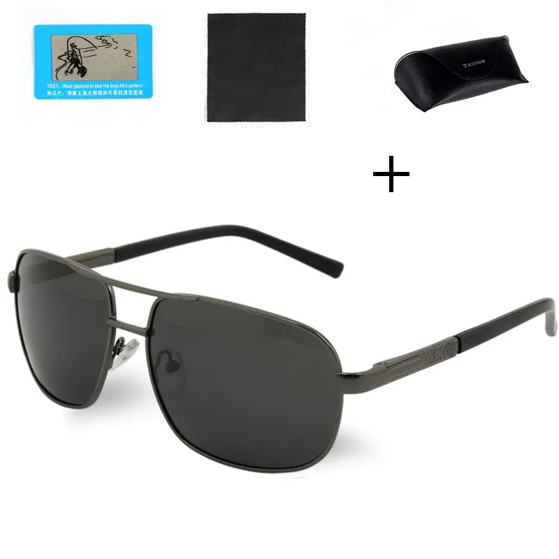 Pilot Sunglasses Polarized Eyewear Men Rectangle Metal Sun Glasses Drving Goggle UV400 Shades Male Eyeglasses Drop_voghion.com