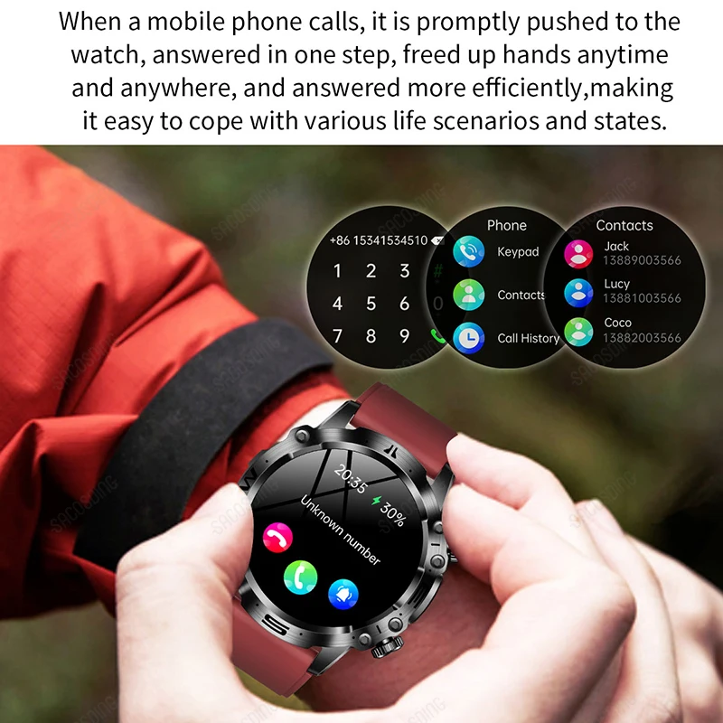 Men Smart Watch Blood Lipids Uric Acid Health ECG+PPG