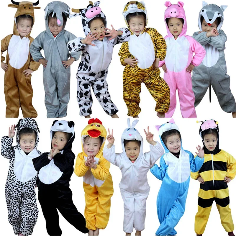 

Cartoon Children Dance Performance Animal Costumes Bee Fox Lion Giraffe Frog Monkey Pig Tiger Zebra Elephant Dog Mouse Rooster