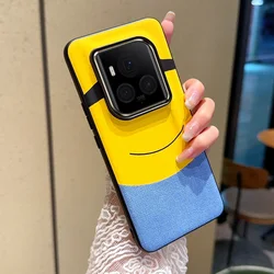 Minion - Themed Big - Eyed Phone Case with Camera Protection for Honor Magic6 RSR Porsche Design (YELLOW)