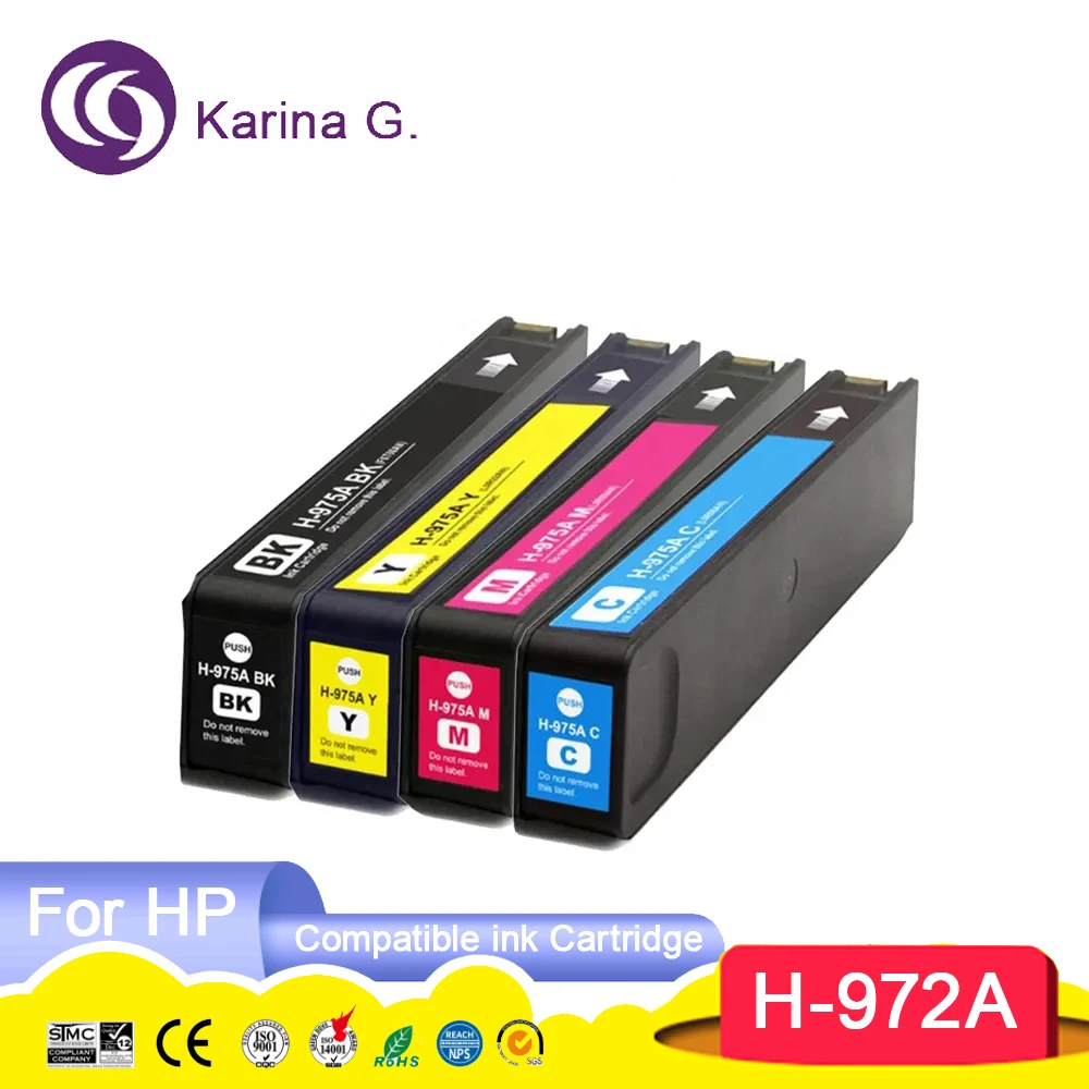 972 972A Premium Color Compatible InkJet Ink Cartridge for 972A For Pagewide 35