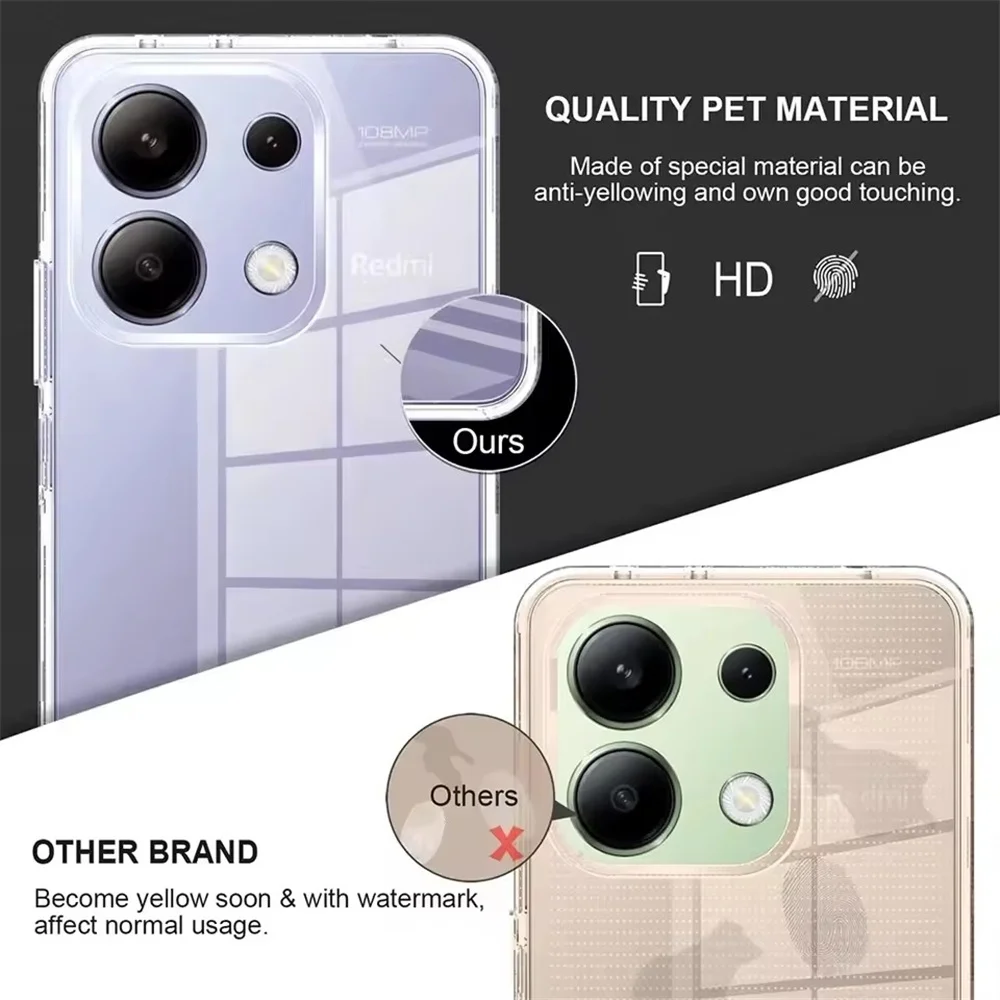 360 Full Body Shockproof Clear Silicone Case - Ultra Thin Design